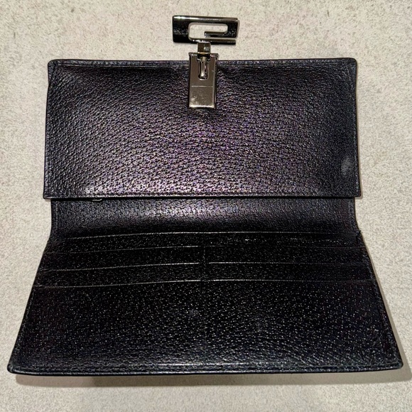 Vintage Gucci Leather Wallet (Black) - Picture 3 of 4